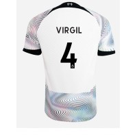 Dres Liverpool Virgil van Dijk #4 Gostujuci 2022-23 Kratak Rukav